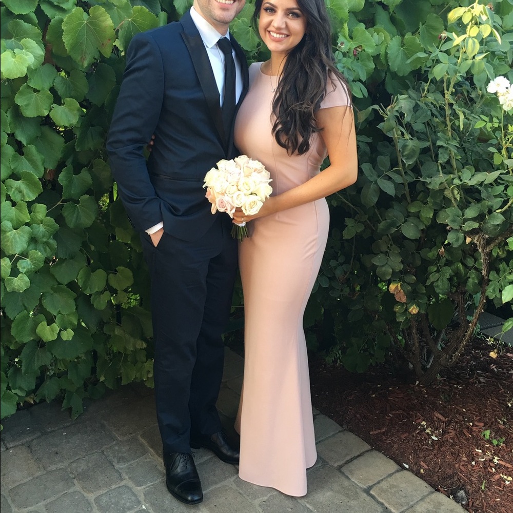 Katie May Intrigue Dress in Dusty Rose